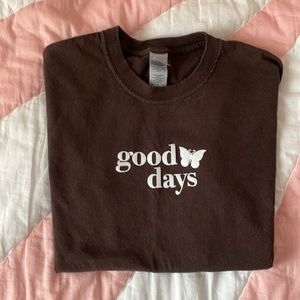 SZA “Good Days” glitter detail shirt